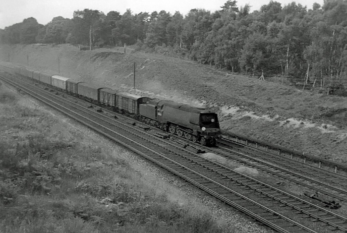 Photo of original Bulleid West Country Class pacific number 34033, 