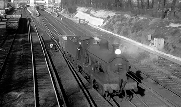 Photo of C Class 0-6-0 loco 31715 shunting at Bromley South in 1961