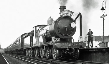 Photo of T9 class 4-4-0 number 30120 at Haywards Heath on the Sussex Coast Limited Railtour on 24th June 1962