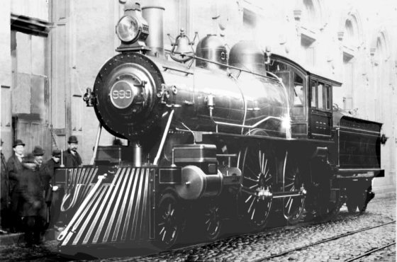 Photo of NYC 4-4-0 No. 999